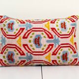 Coussin Ikat velours