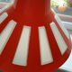 Orange lamp Space Age 70 years