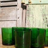 Vintage glass and carafe service