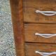 Art Deco chest of drawers from the 30s-40s in walnut 3 drawers