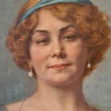 Portrait art deco