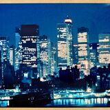 Photograph “Skyline at Night” New York City 1970