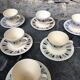 6 cups and saucers, late 60s