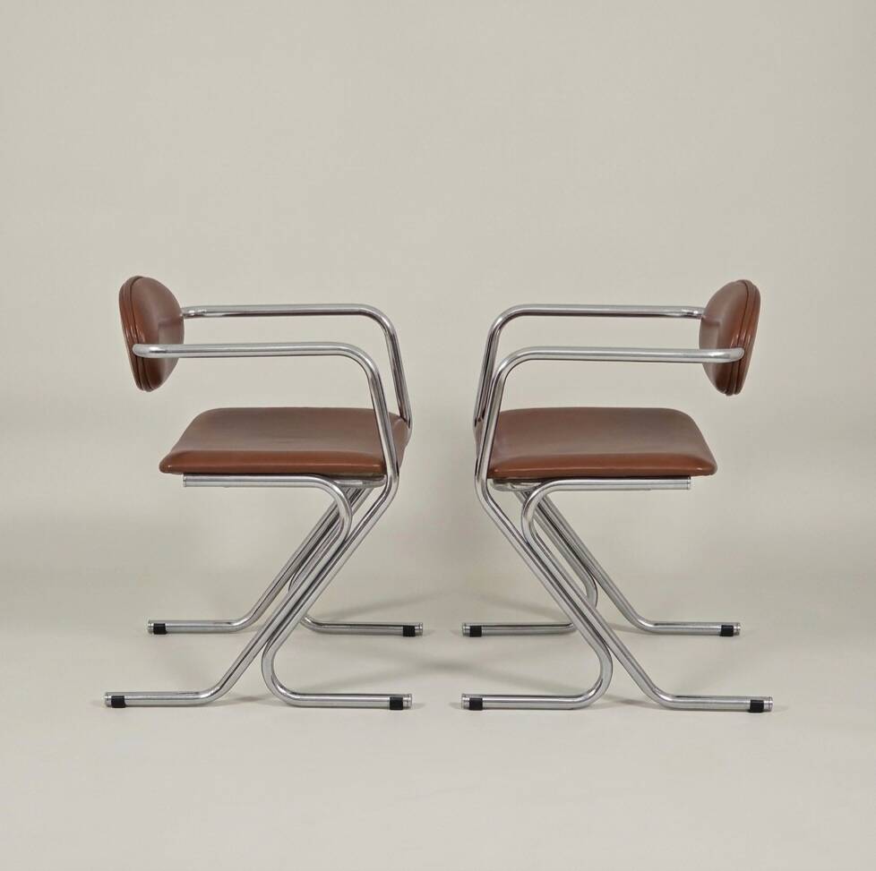 Set of four armchairs – Italian design from the 1970s
