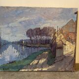 Landscape of the Val de Marne signed