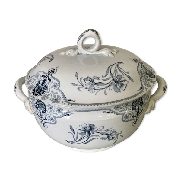 Plat de service Lunéville Art nouveau