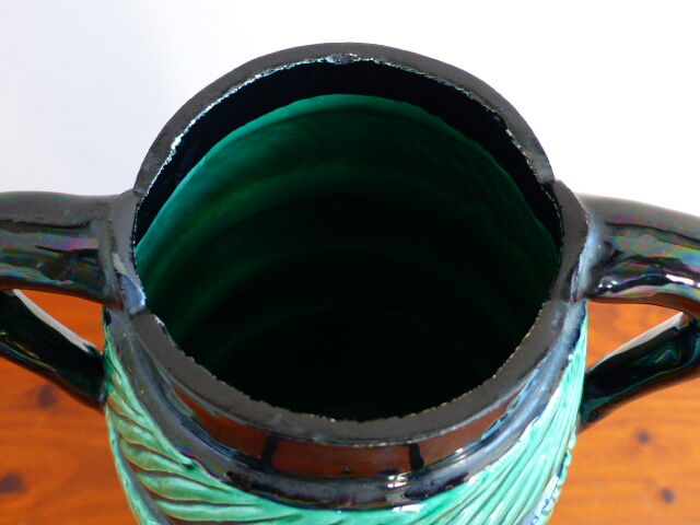 Vase ceramic glazed St. Clement by Blanche Letalle.