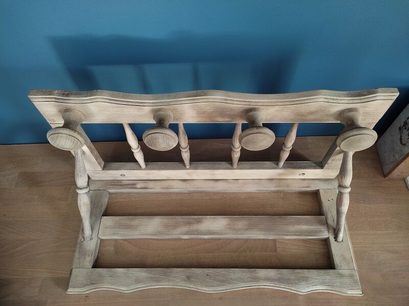 Coat rack hats wood aero-gummed 4 hooks dp 1122242