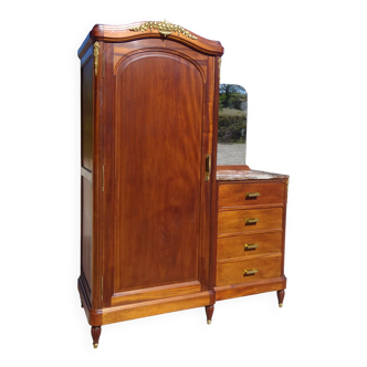 3-in-1 entrance furniture, wardrobe, chest of drawers and dressing table