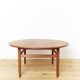 Table basse vintage par Niels Bach pour Niels Bach As, années 1960.