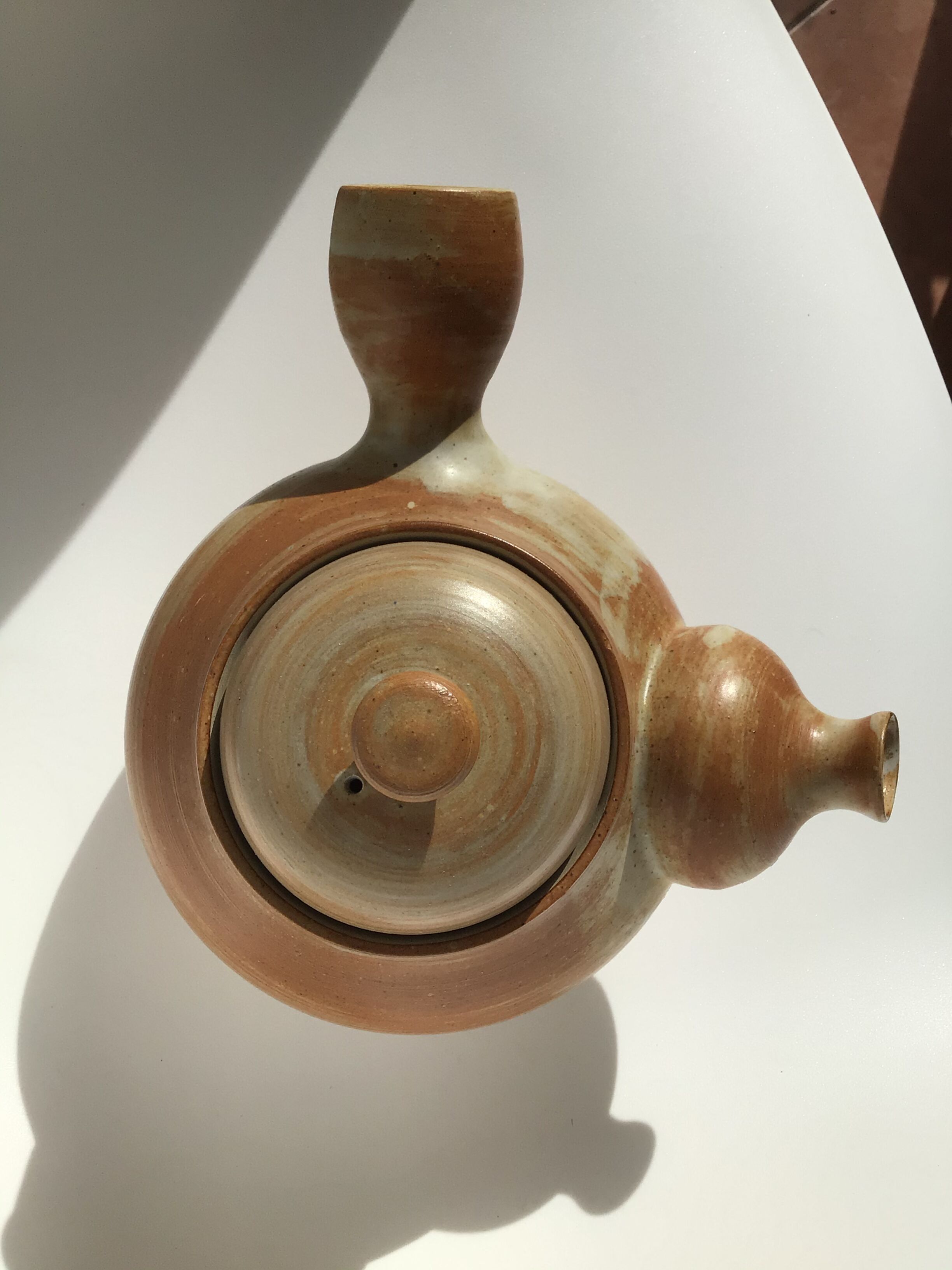 Artisanal sandstone teapot large original size