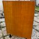 Commode en rotin et bois vintage