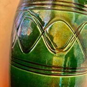 Vase en céramique émaillé , art deco