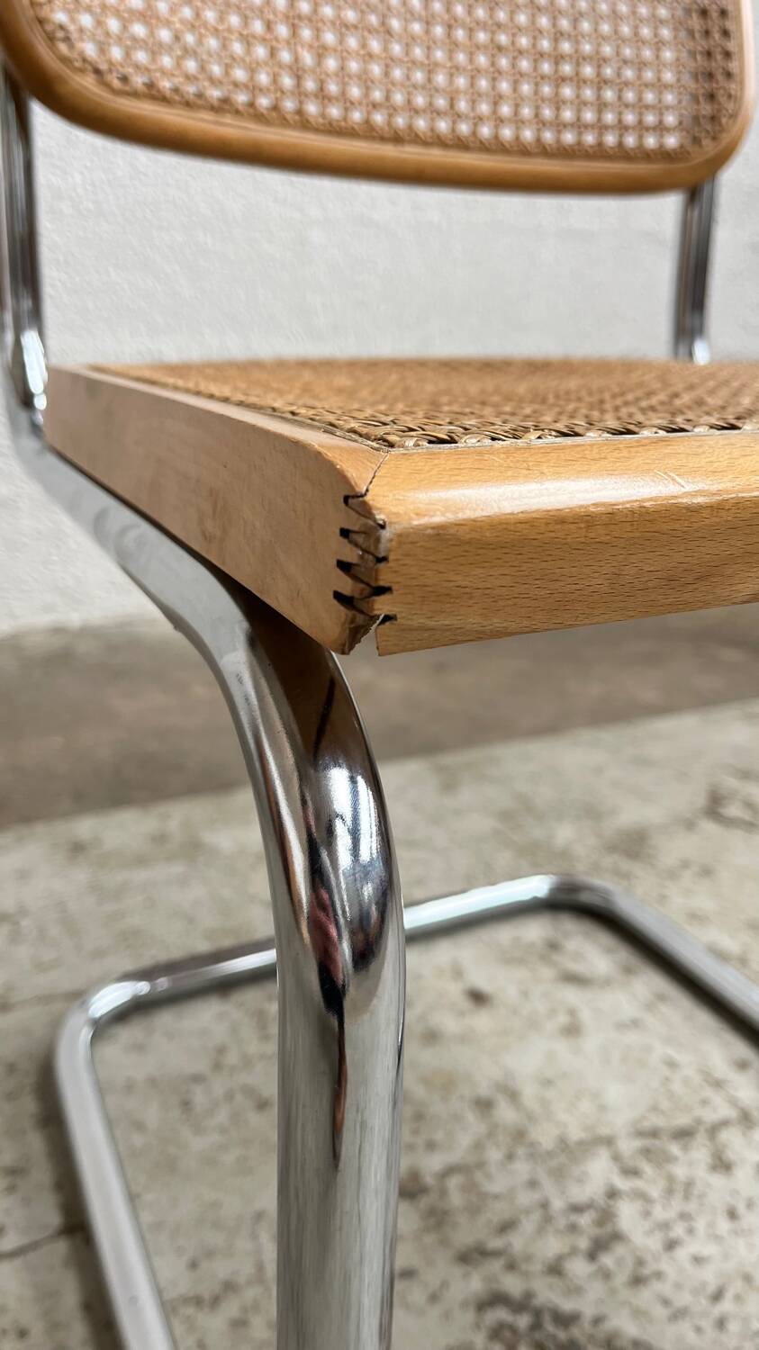 4 Cesca B32 Marcel Breuer chairs