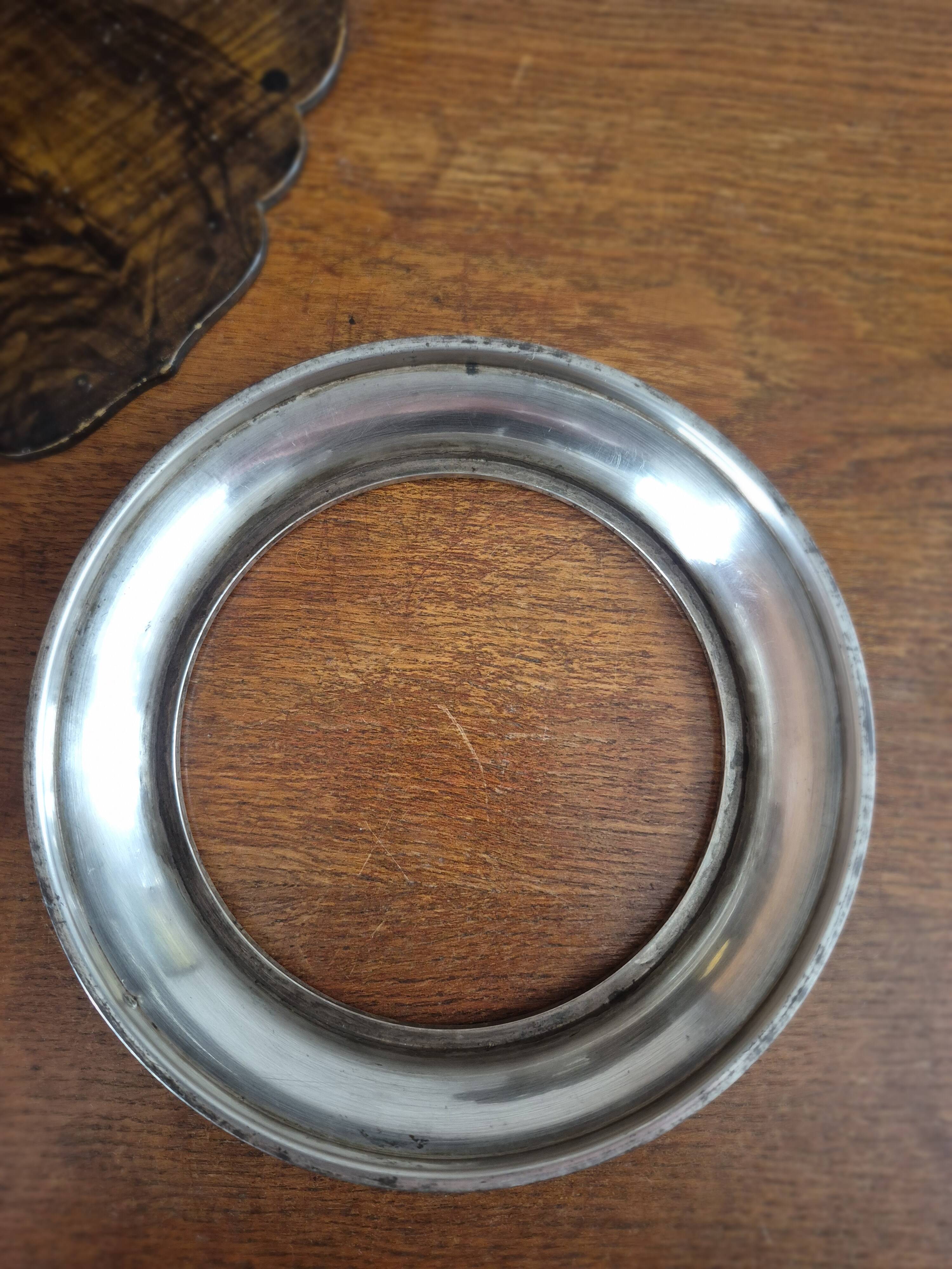 Vintage 70's glass caviar serving bowl