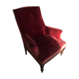 Fauteuil en velours