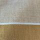 Nappe et 8 serviettes vintage – tons caramel et moutarde dorée