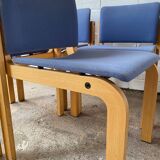 Suite 4 chaises scandinaves Fritz Hansen
