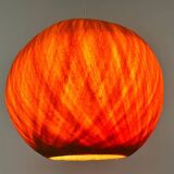 Beautiful design midcentury cocoon resin pendant, 1950s