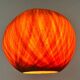 Beautiful design midcentury cocoon resin pendant, 1950s