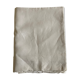 Drap de réserve en toile de lin 1960 brodé bourdon Fleur bleue