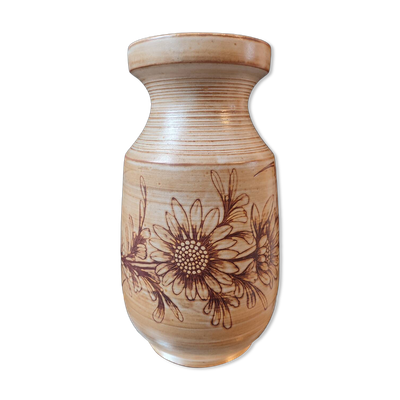 Grand vase Vallauris signé Jacques Fonck et Jean Matéo , années 1950