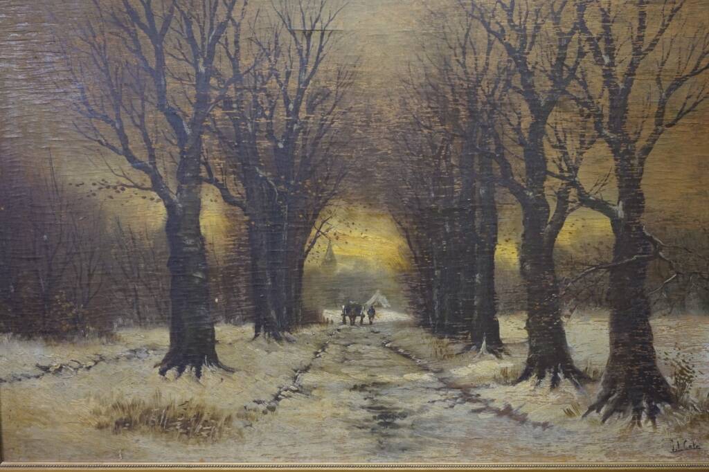 Painting "Winter Landscape".
