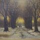 Painting "Winter Landscape".