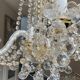 Czech cut crystal chandelier, 6 arms