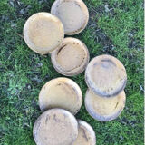 Lot of sandstone dishes