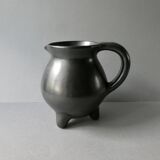 Tripod ceramic pitcher from Périgord pottery, 1960s