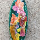 Ceramic dish Vallauris 1960s, fish
