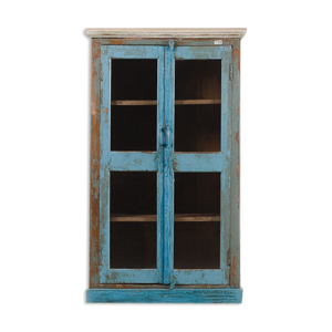 vitrine vintage en bois