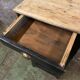 Buffet parisien vintage patiné noir