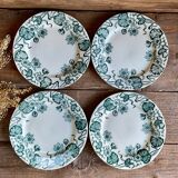 4 assiettes à dessert Nénuphar R & A Salins