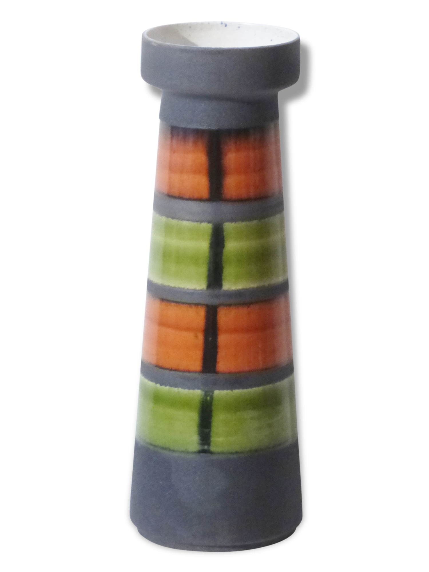 Beautiful and important German vase signed West Germany from the 1950s / 60 vintage 1950 1960 rockabilly