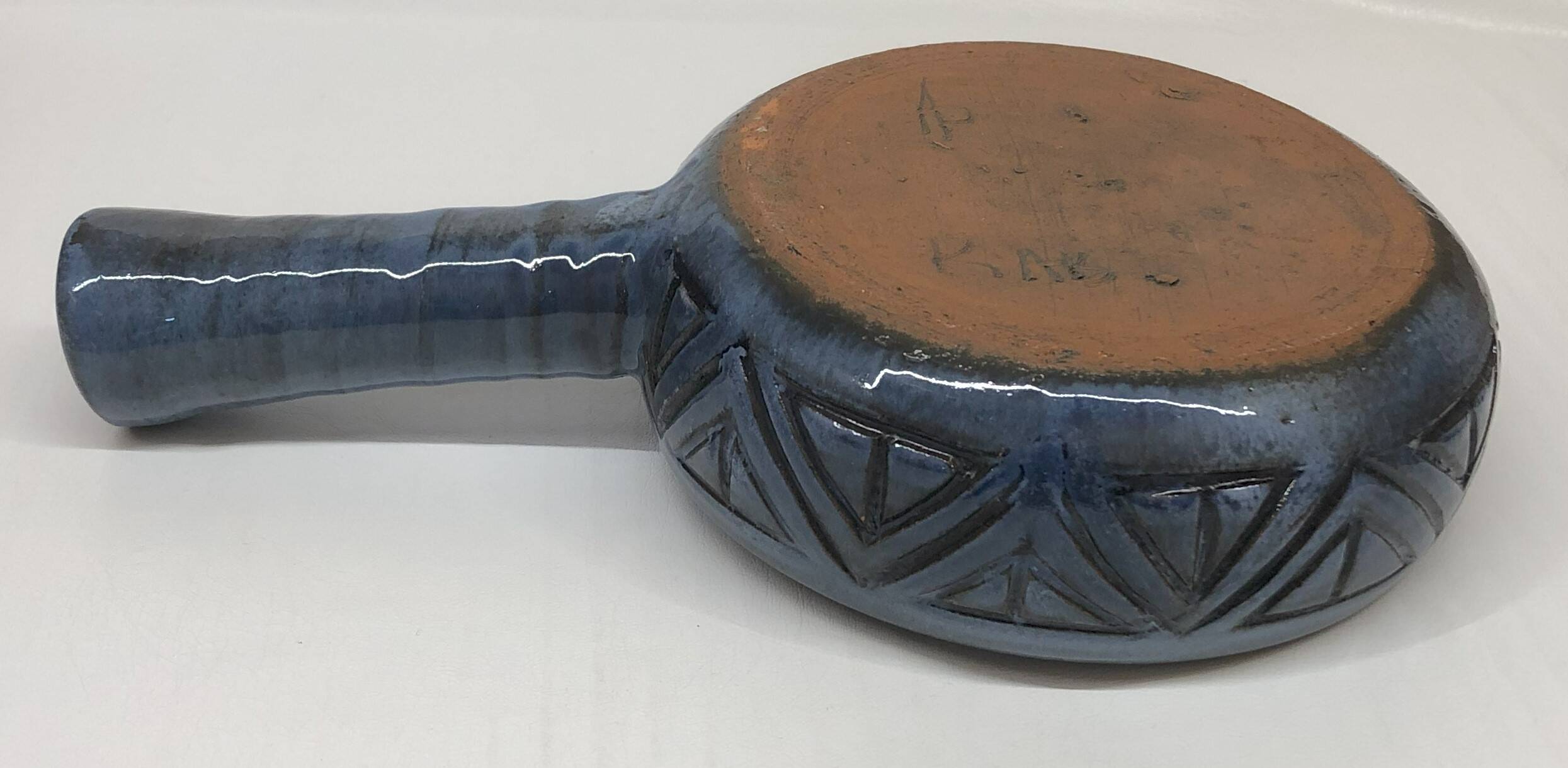 Scandinavian ceramic fondue pot