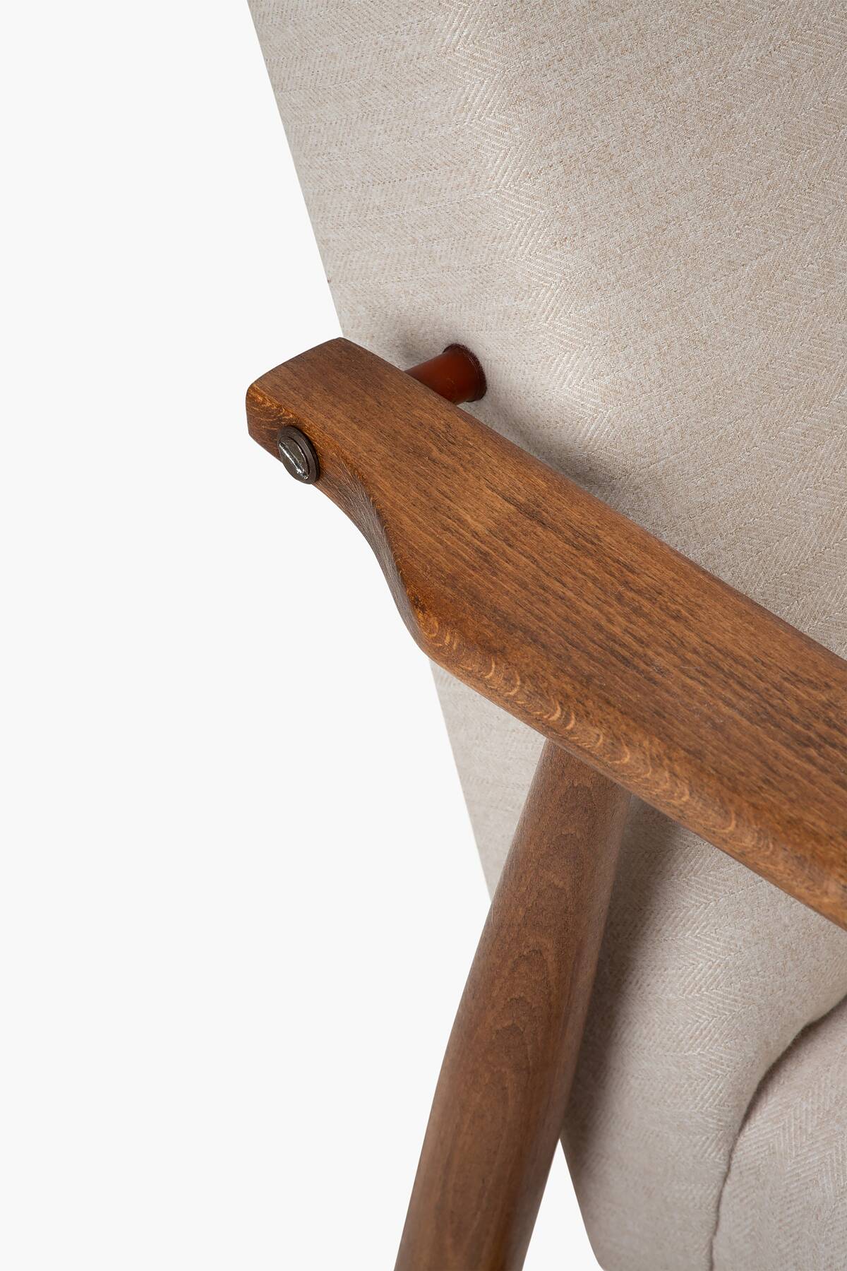 Fox armchair with footrest