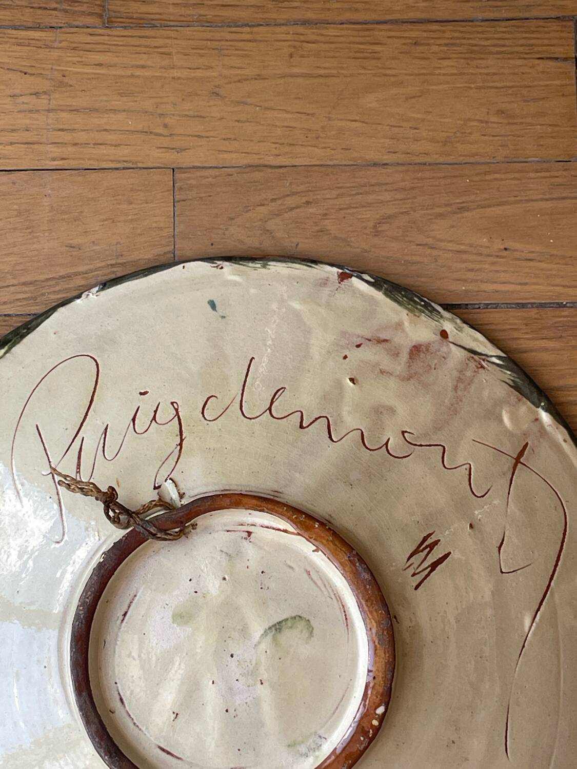 Puigdemont ceramic dish from the 60s