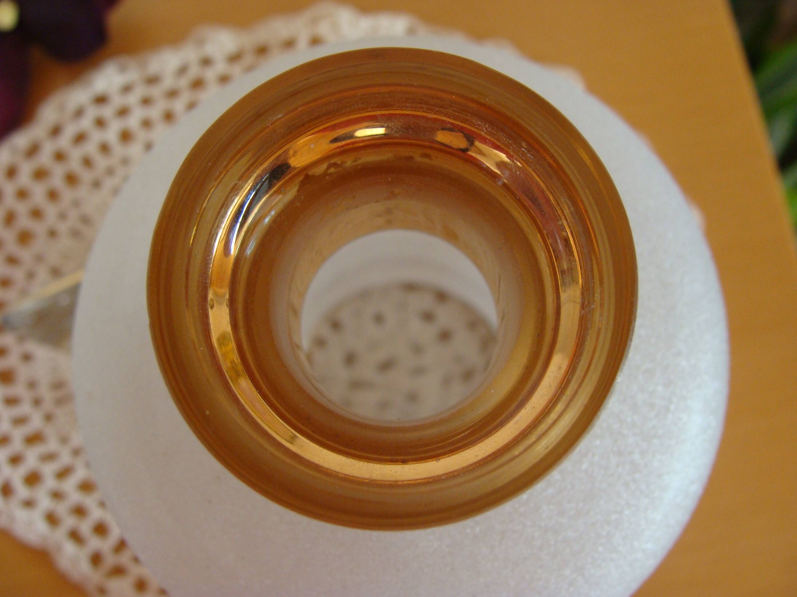 Art Deco Frosted Glass Liqueur Decanter