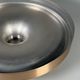 1960s 1970s Disc Wall Lamp by Teka Germany Space Age Design Aluminum Metal