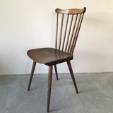 Suite of 6 chairs bistro Menuet by Baumann, circa 1970.