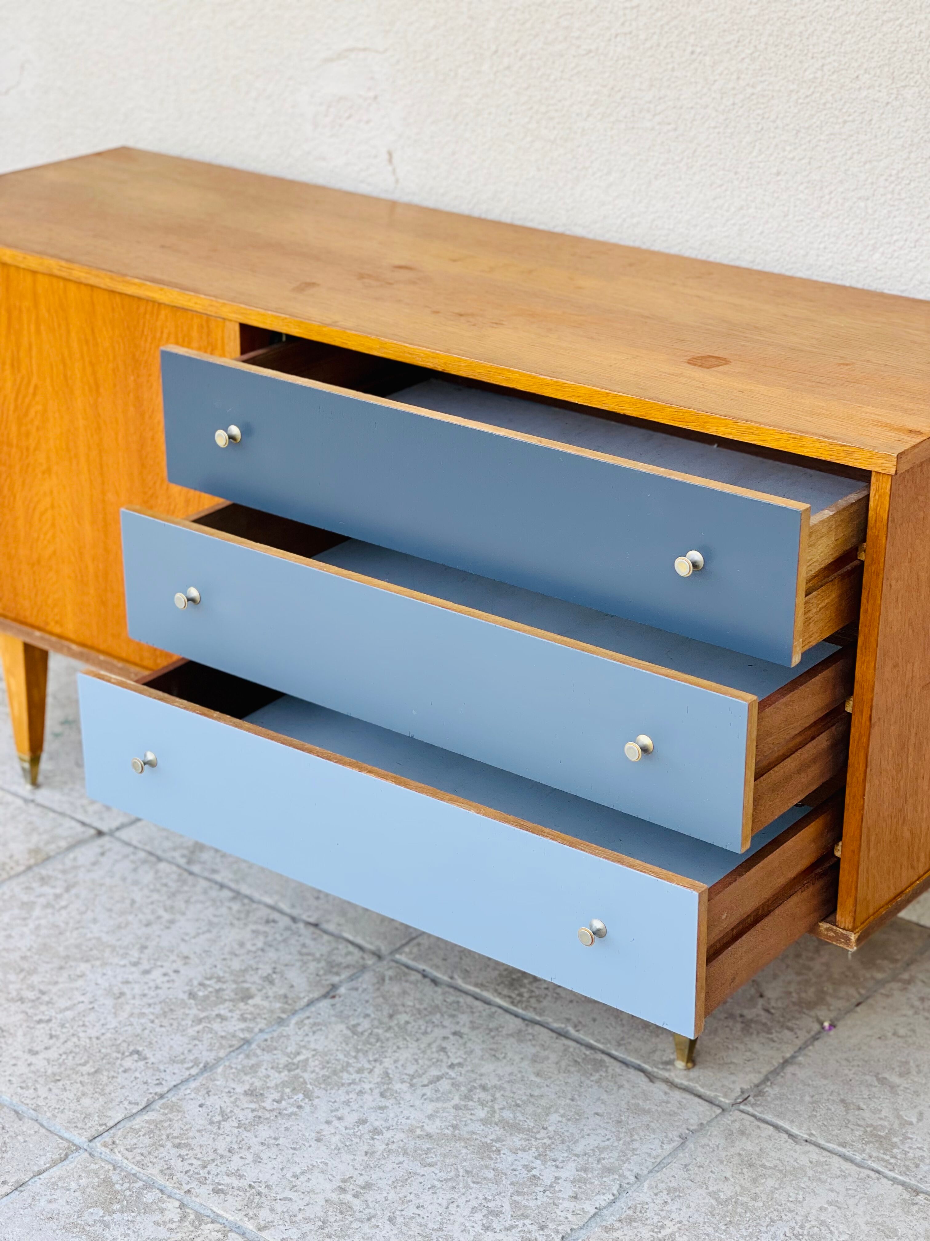 Vintage oak row 1960