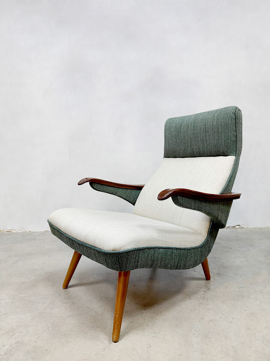 Scandinavian modern design armchair 'Duo tone'
