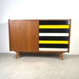 Sideboard U458 by Jiří Jiroutek, colored drawers