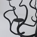 Brutalist Sculptural Chandelier Tree of Life Hand-Forged, 1970s