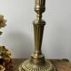 Antique brass candle holder