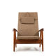 Mid Century Illum Wikkelsø Chaise longue en teck