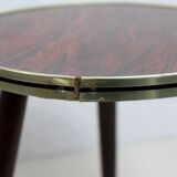 Round formica plant stand pedestal