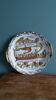 Decorative porcelain plate MF tapestry design of Bayeux